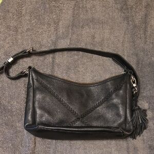 The Sak Black Leather Shoulder Bag